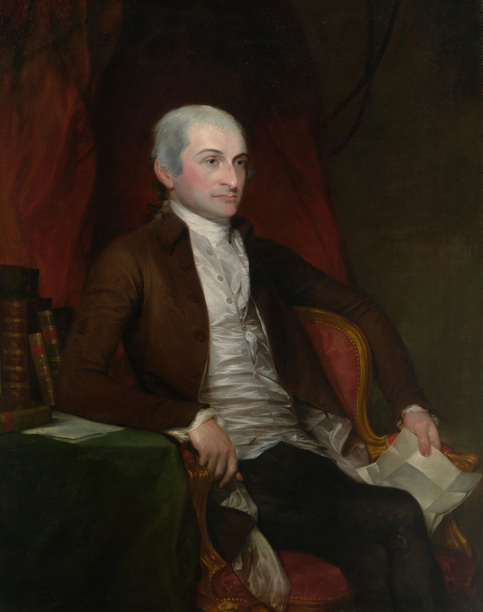 John Jay, Begun 1784, completed by 1818 by Gilbert Stuart