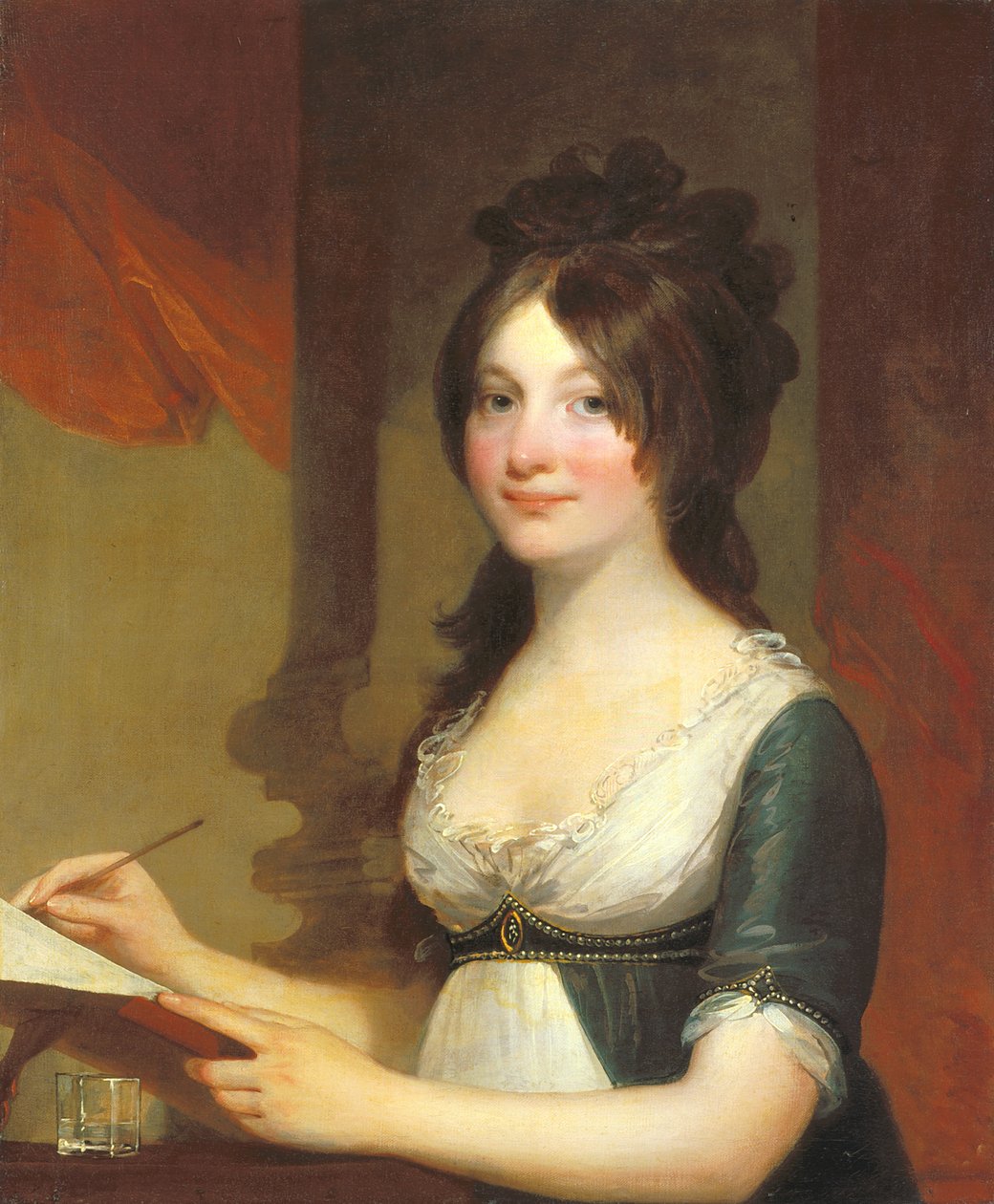 Portrait Of A Young Woman by Gilbert Stuart