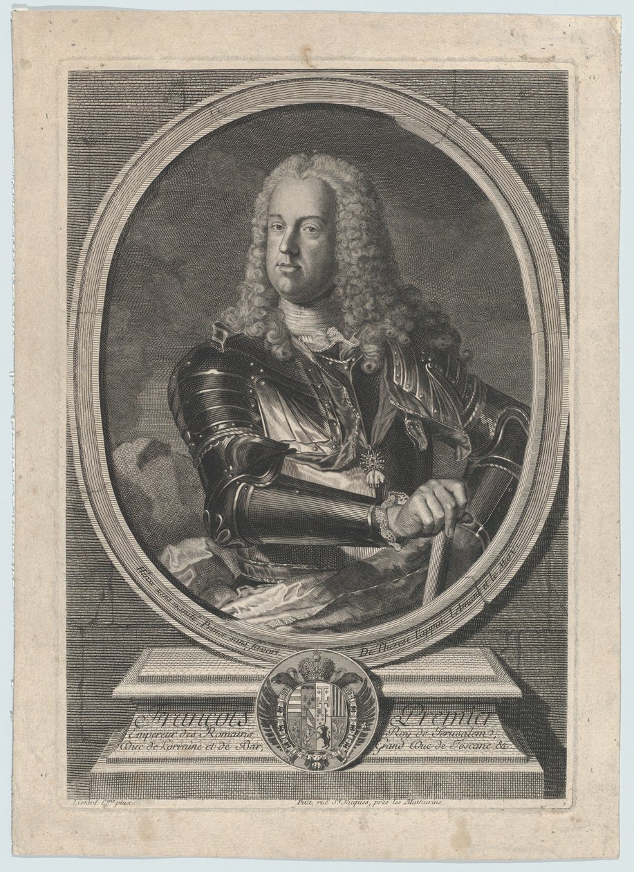 Portrait of François I by Gilles Jacques Petit
