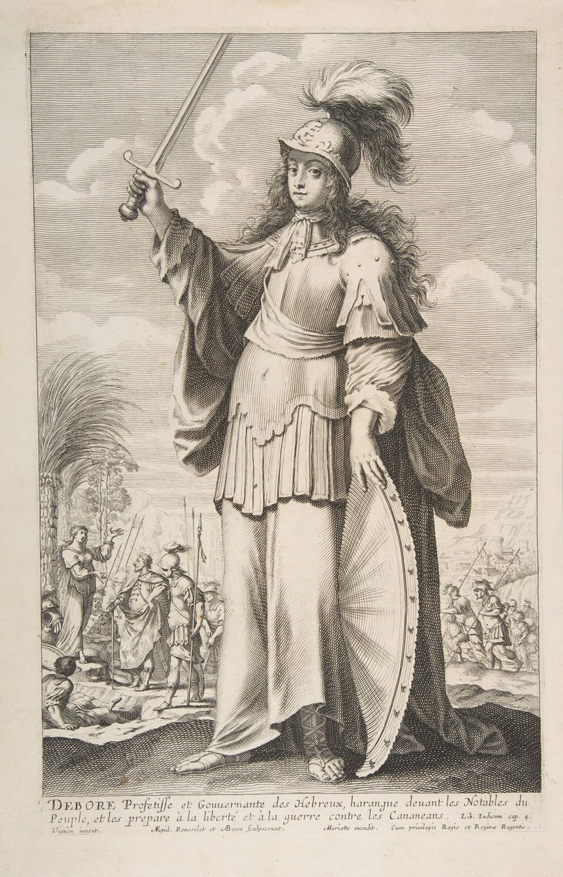 Deborah, 1647 by Gilles Rousselet and Abraham Bosse