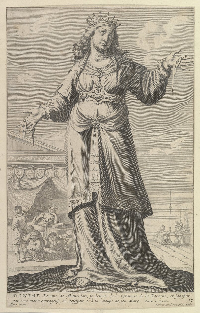 Monime by Gilles Rousselet and Abraham Bosse