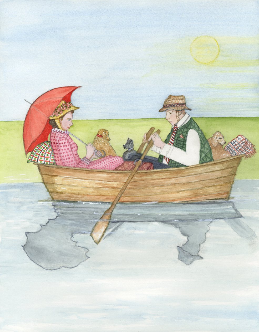 On the River by Gillian Lawson
