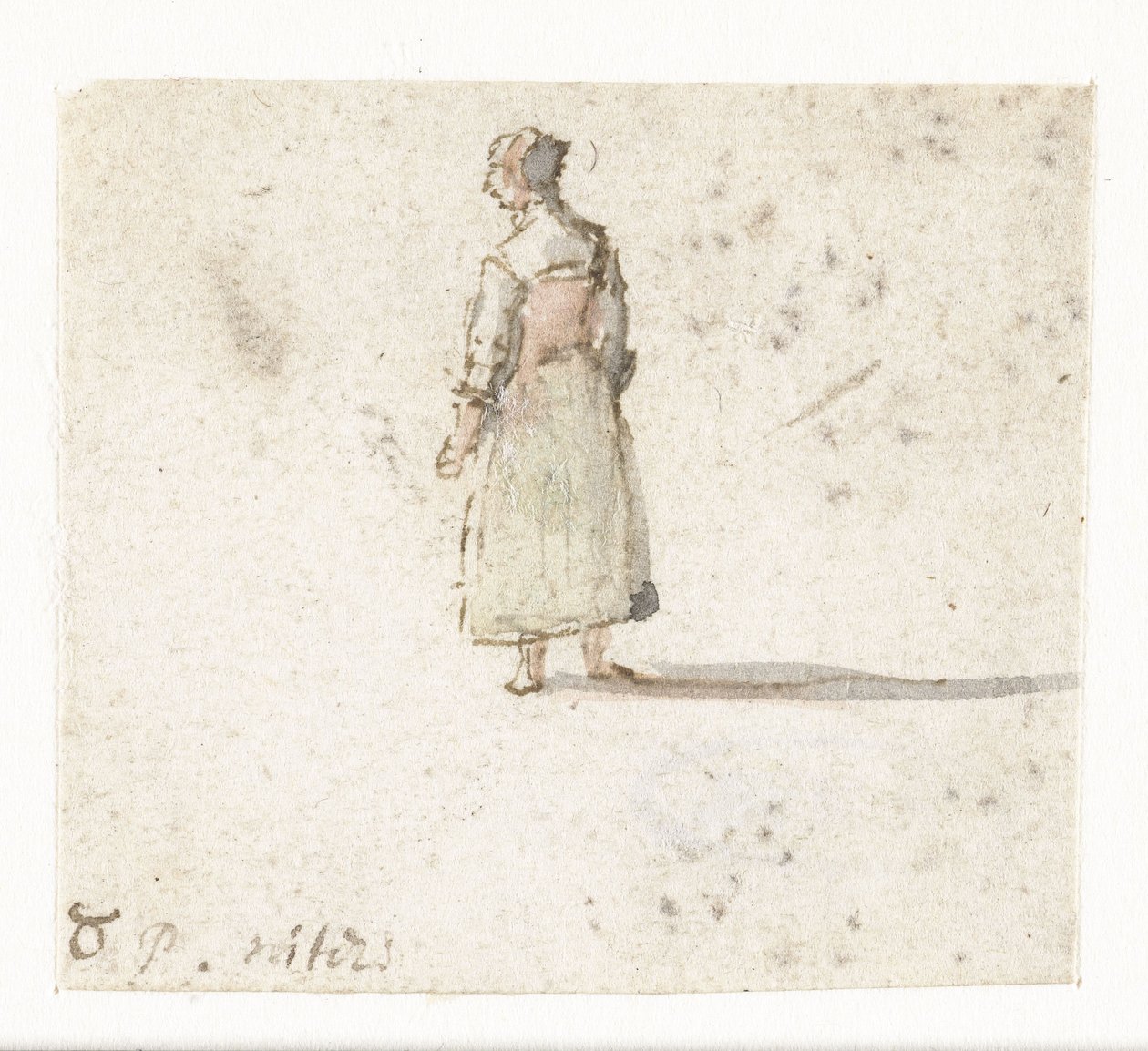 Standing Woman Seen from the Back by Gillis Neyts