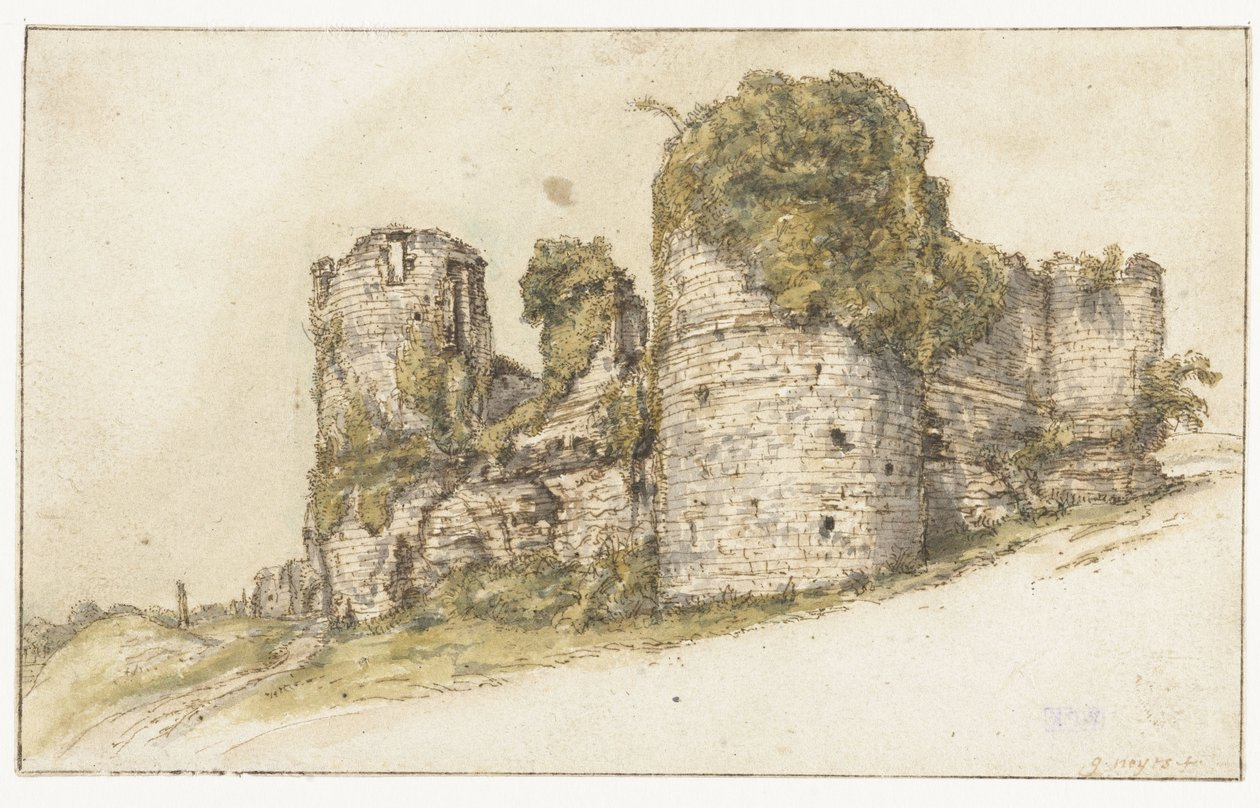 View of Château de César in Vau by Gillis Neyts