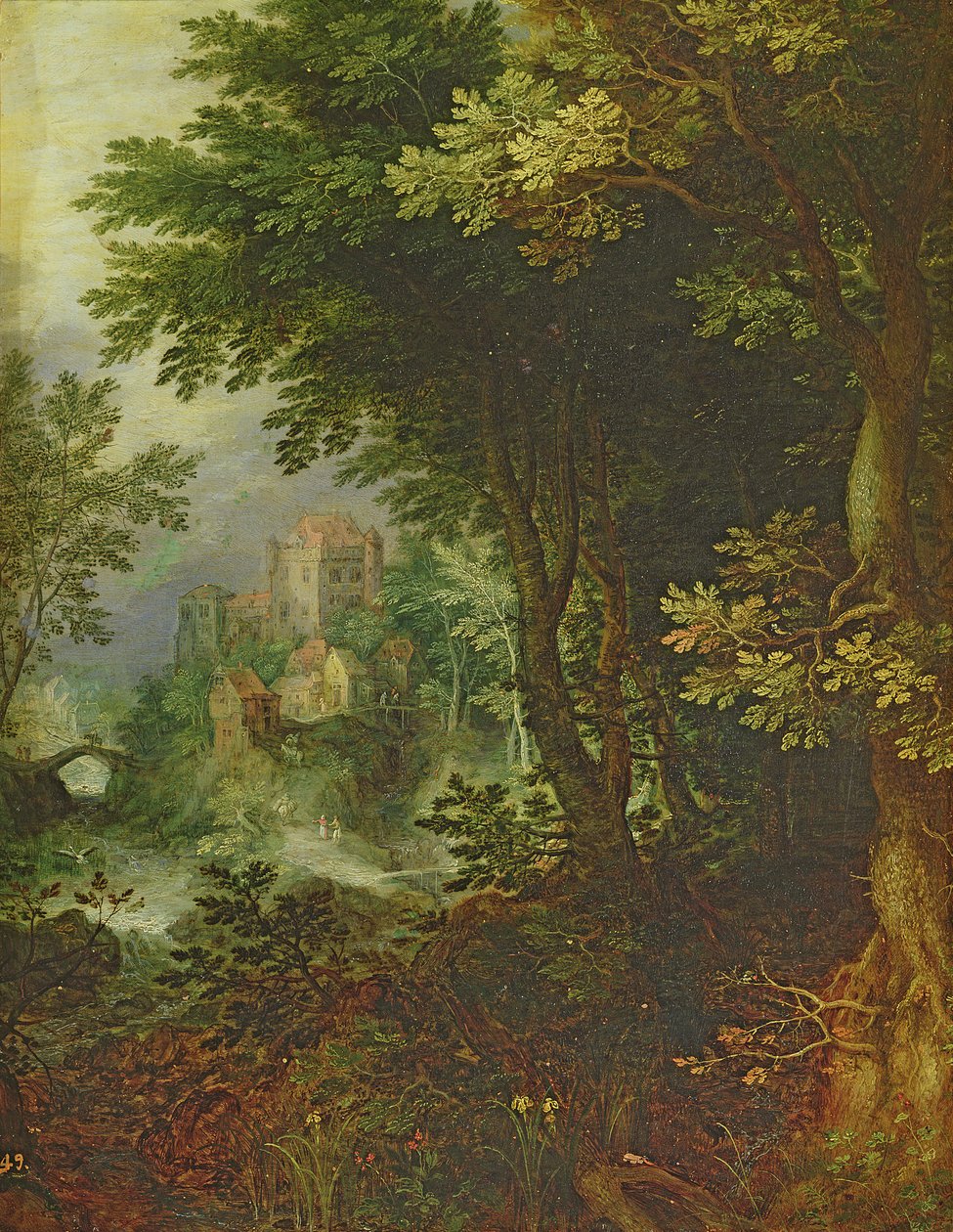 Landscape by Gillis van III Coninxloo