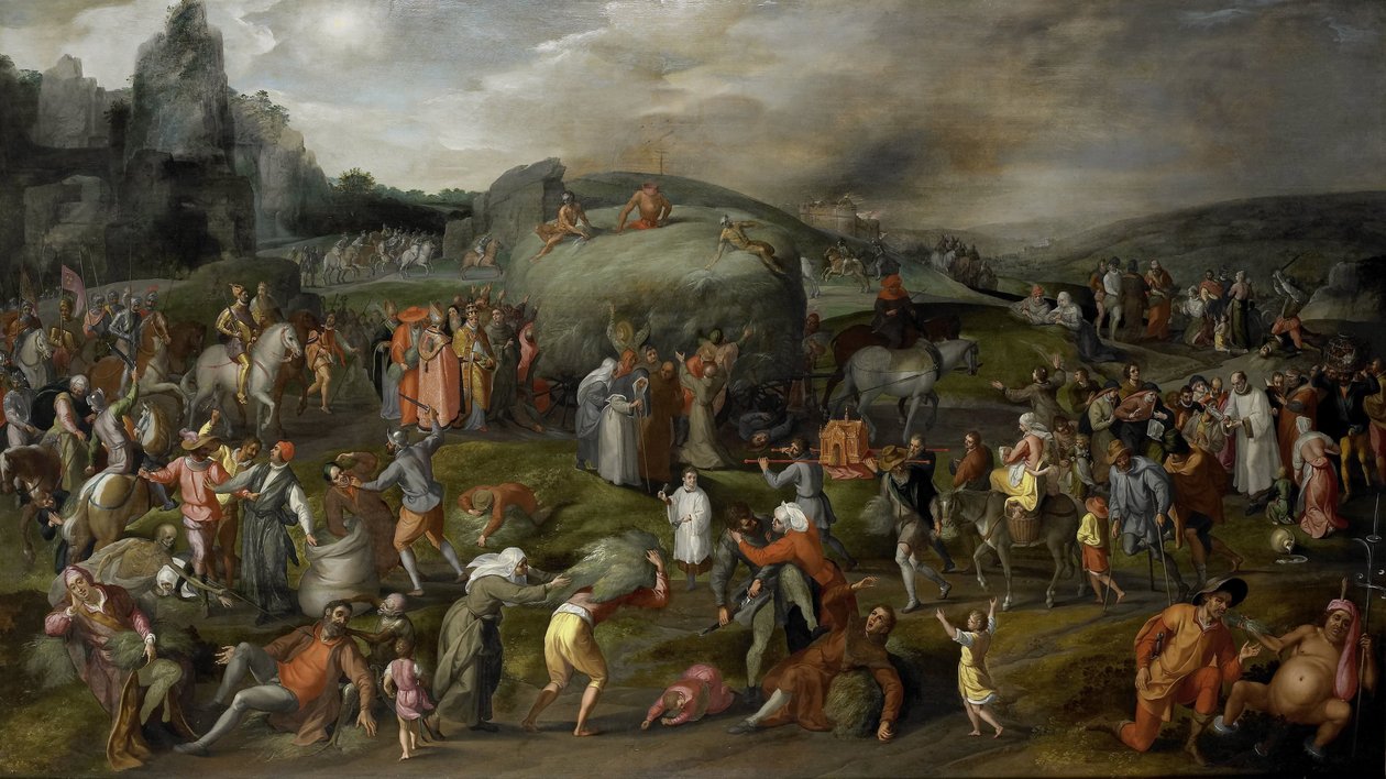 Allegory of Abuses by the Authorities of Church and State by Gillis Mostaert (I)