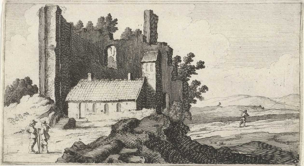 Chapel in a Ruin by Gillis van Scheyndel (I)