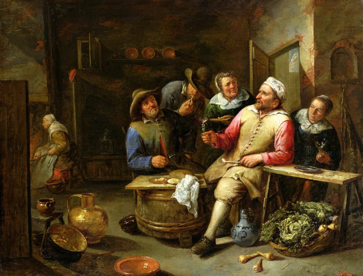 The Lounge Bar, 1657 by Gillis van Tilborgh the younger