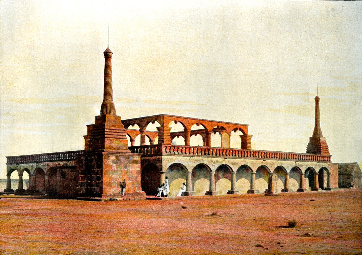 Mausoleum of the ex-first minister and his family, Madagascar, late 19th century by Gillot