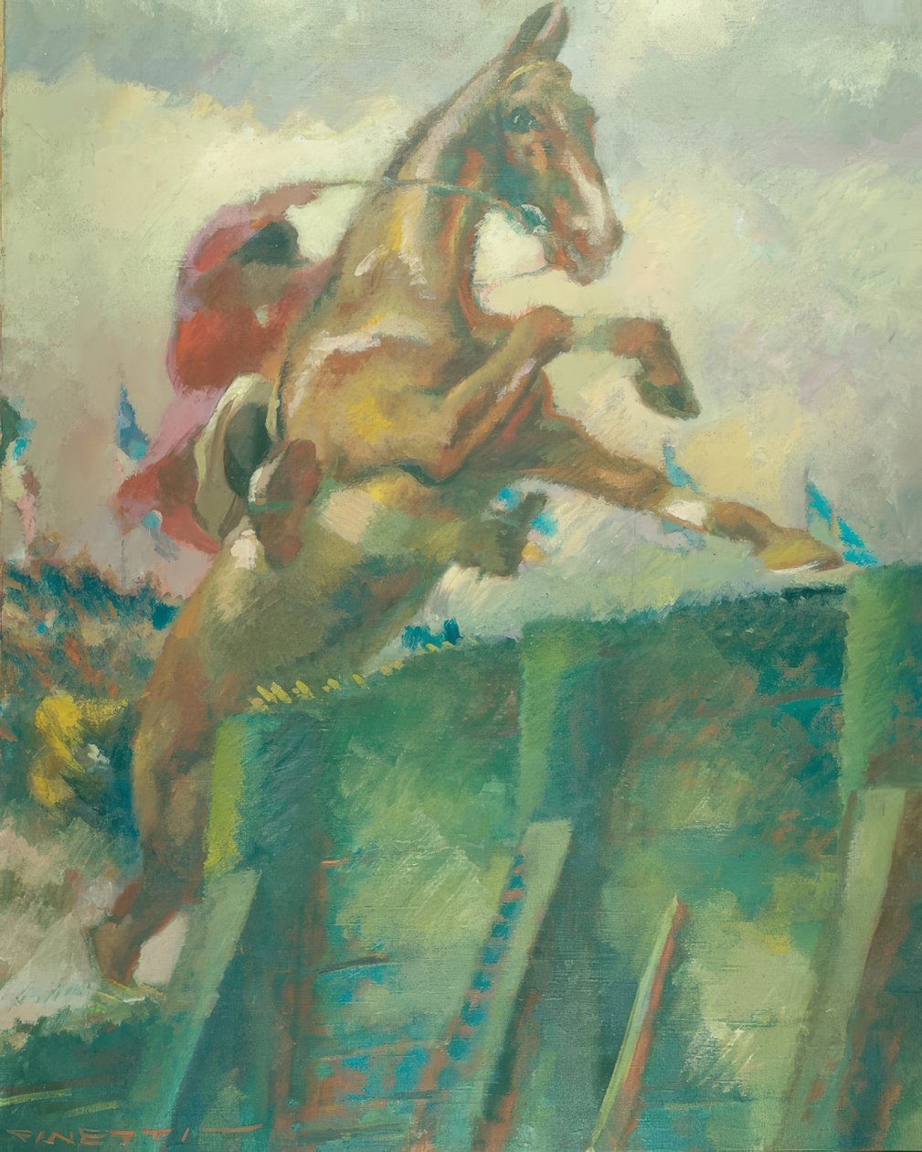 Horse Racing by Gino de Finetti