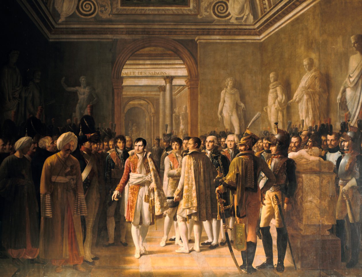 Napoleon receiving at the Louvre the deputies of the army, 8 December 1804, 1808 by Gioacchino Giuseppe Serangeli