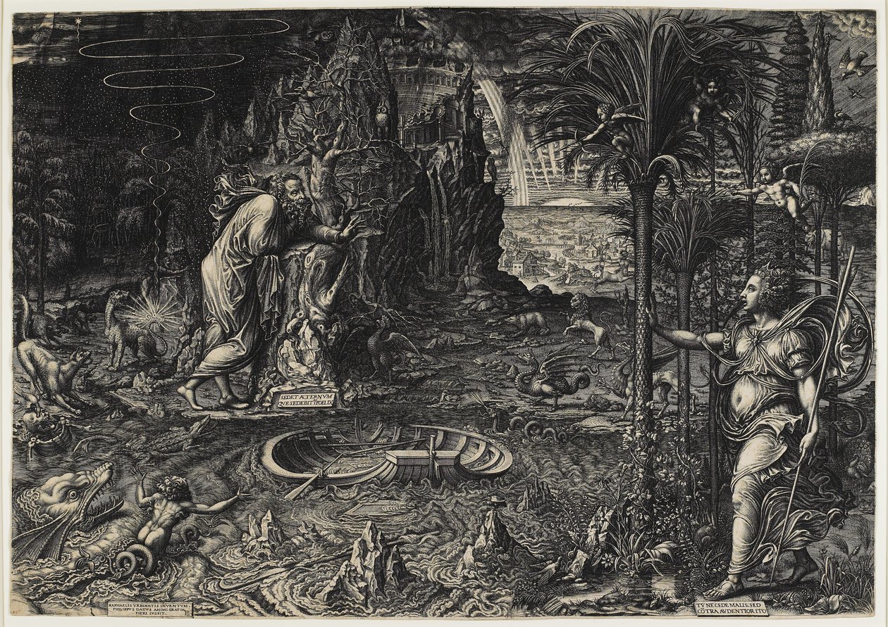 Allegory of Life (The Dream of Raphael), 1561 by Giorgio Ghisi