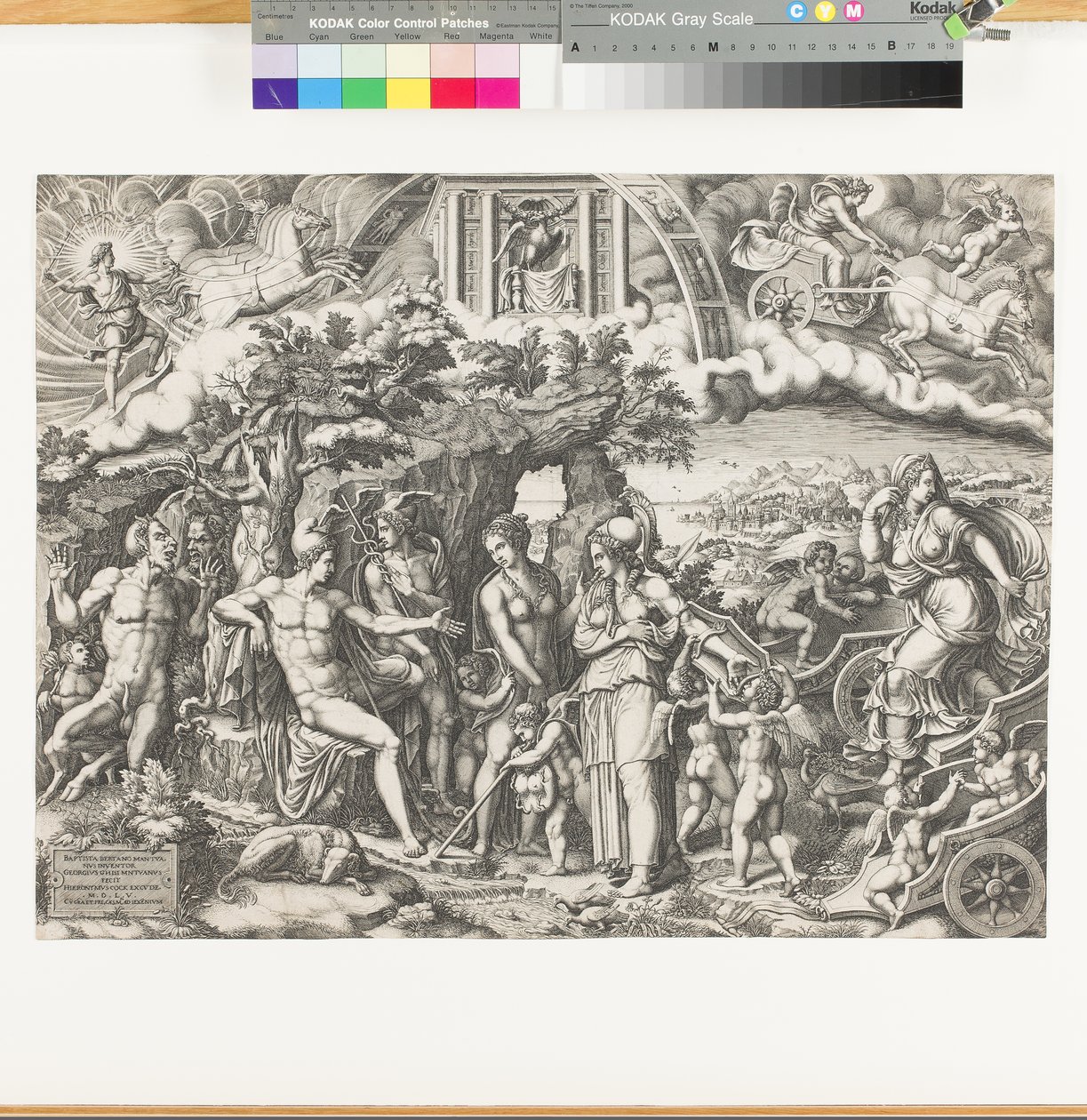 The Judgment of Paris, 1555 by Giorgio Ghisi