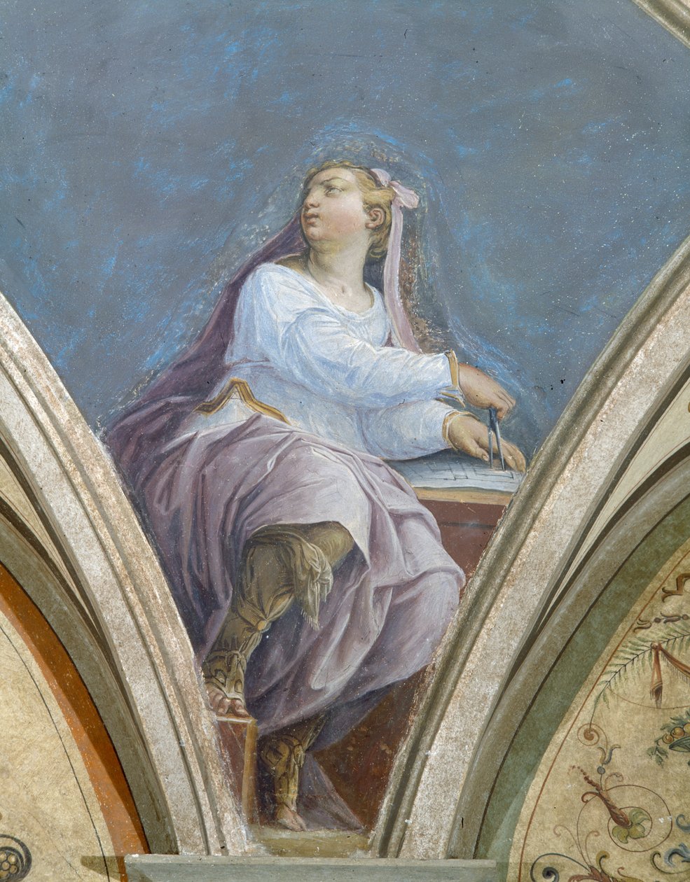 Architecture, The Four Arts, Peduccio, Camera della Fama by Giorgio Vasari