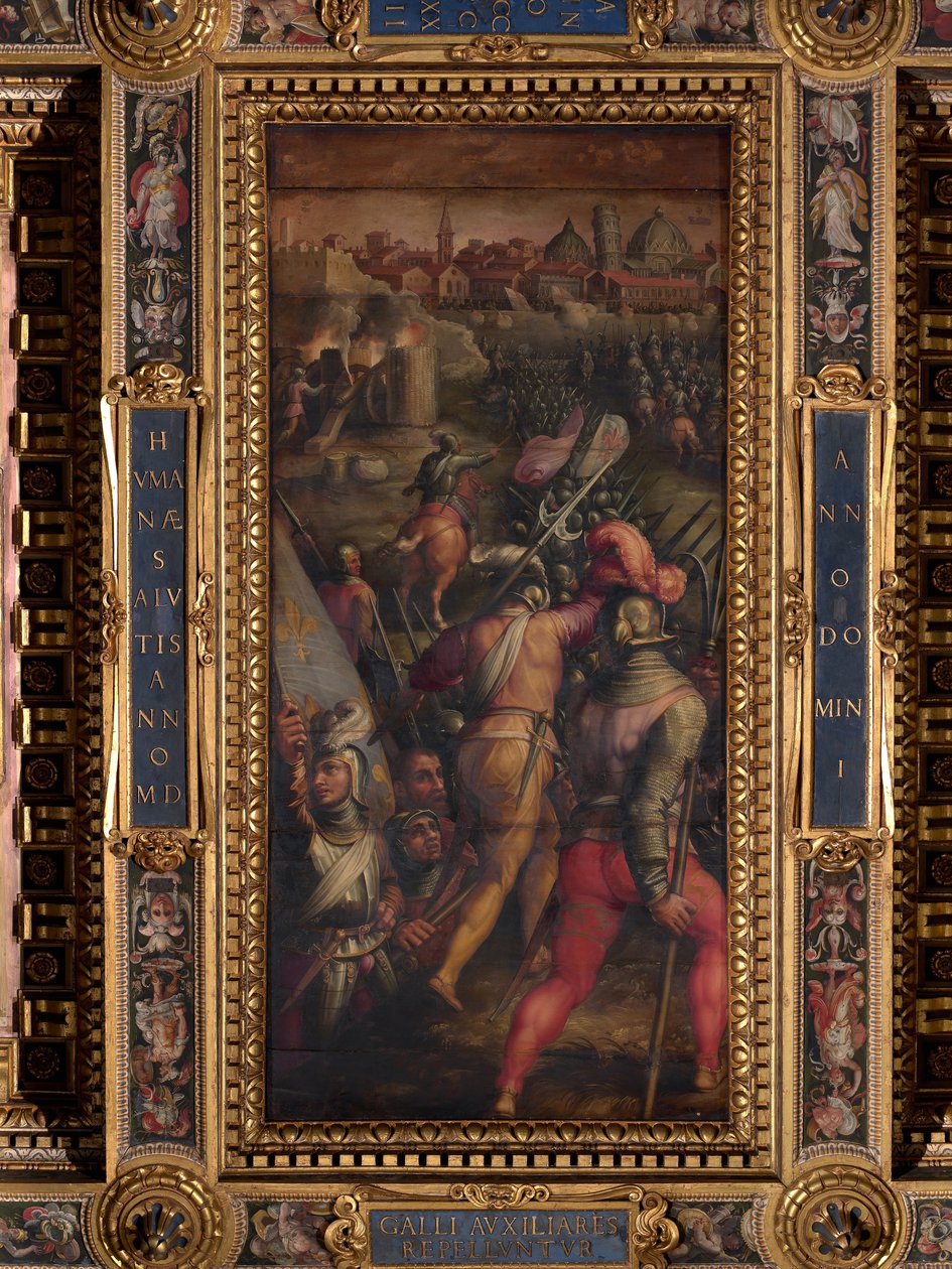 Battle of Barbagianni, Nearby Pisa by Giorgio Vasari