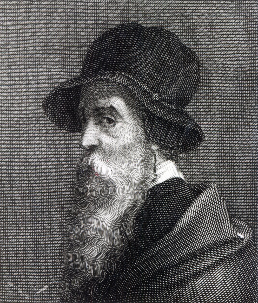 Benvenuto Cellini, Engraved by Franz Erich Moritz Steinla by Giorgio Vasari