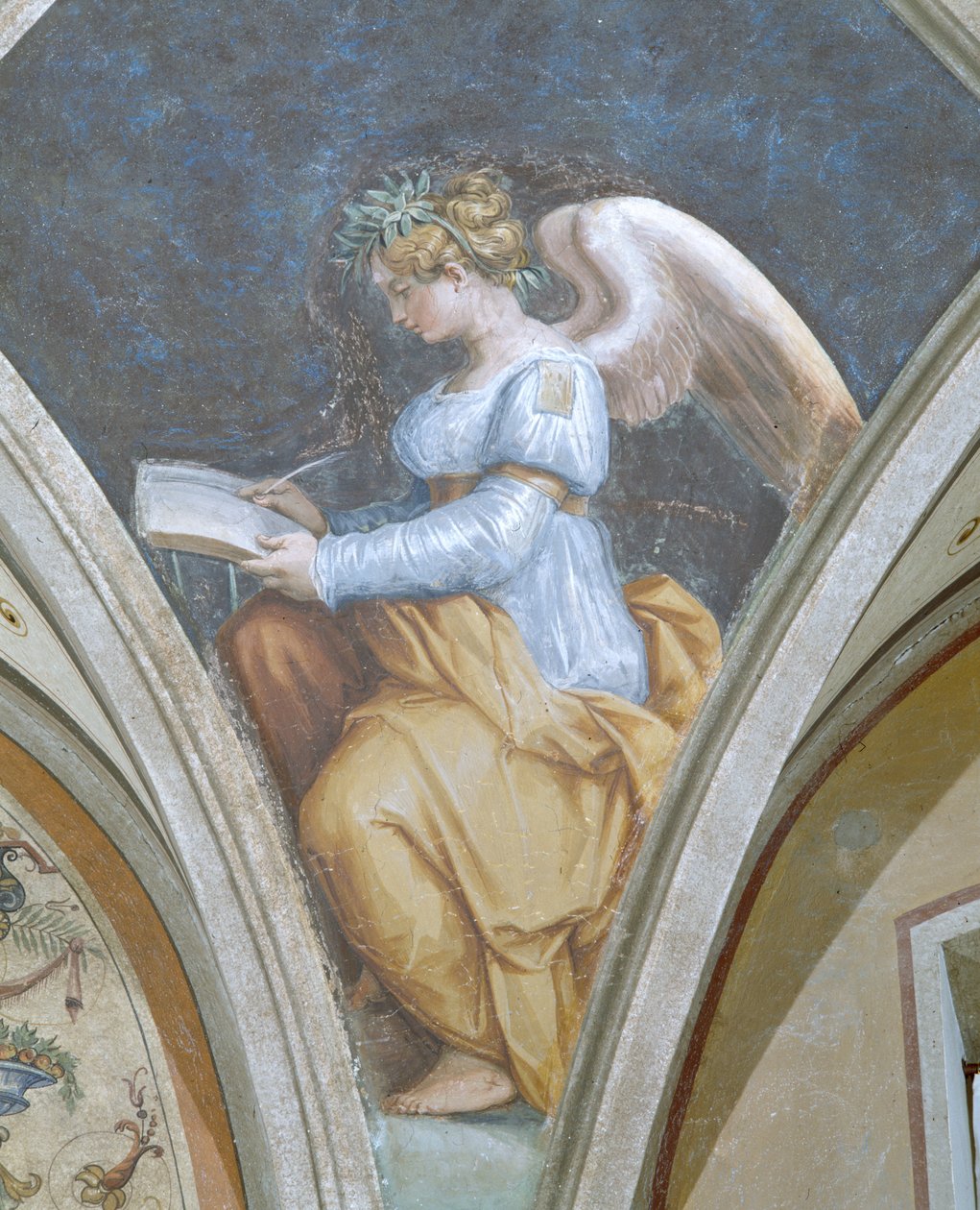 Poetry, The Four Arts, Peduccio, Camera della Fama by Giorgio Vasari