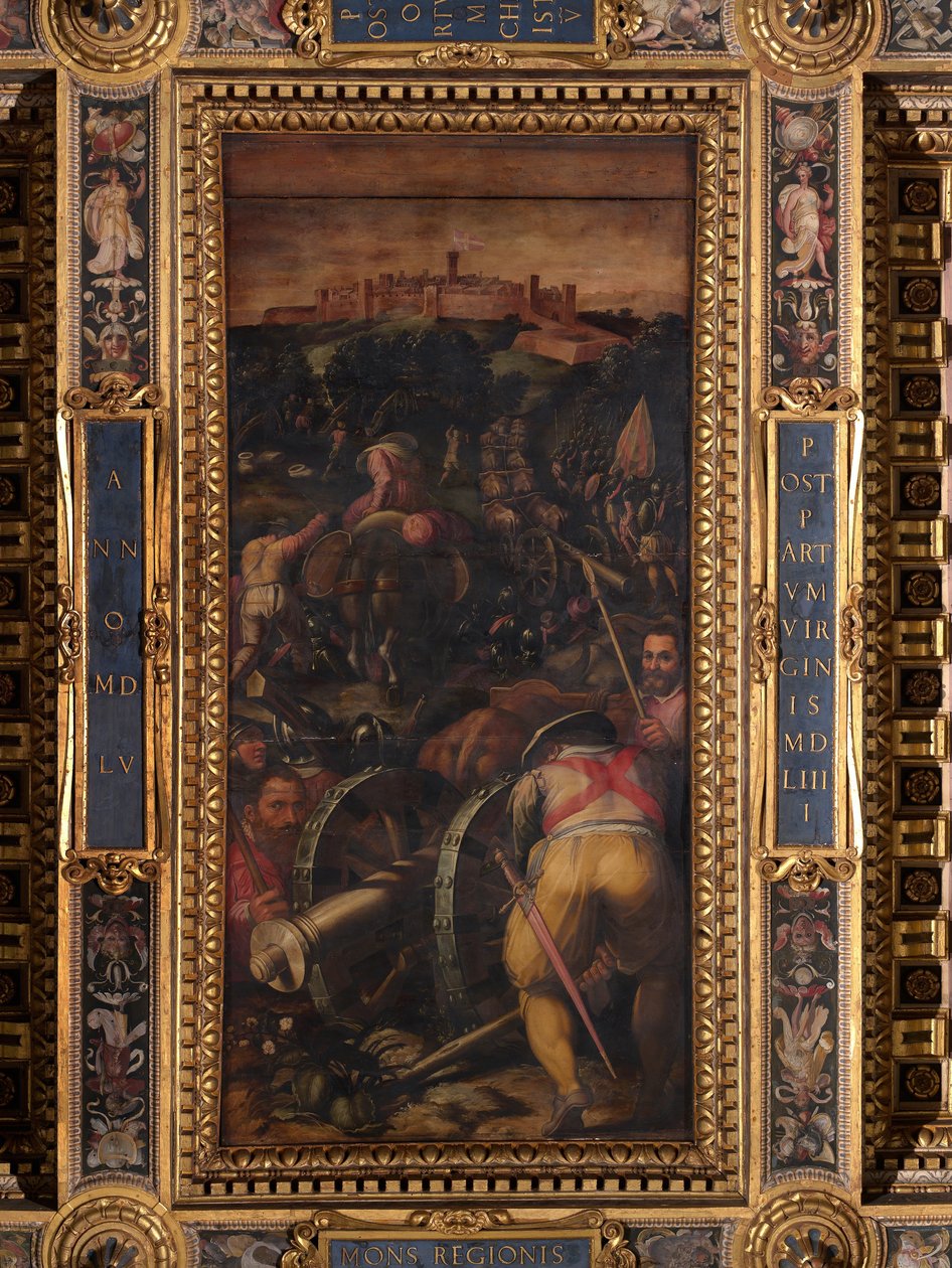 Storming of Monteriggioni by Giorgio Vasari