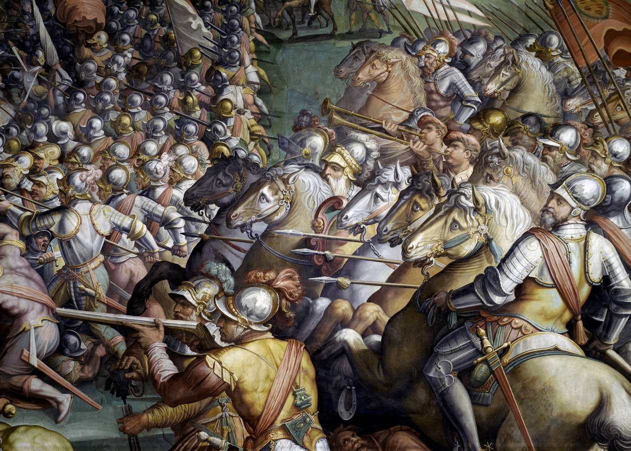 Battle of Scannagallo in Valdichiana (Val di Chiana) (detail) by Giorgio (and workshop) Vasari