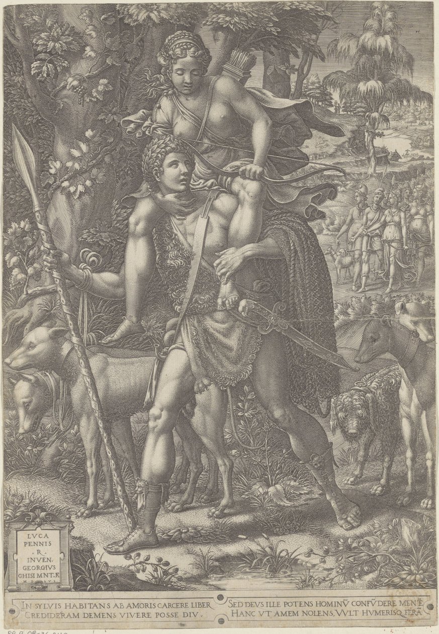 Allegory of the Hunt by Giorgio Ghisi