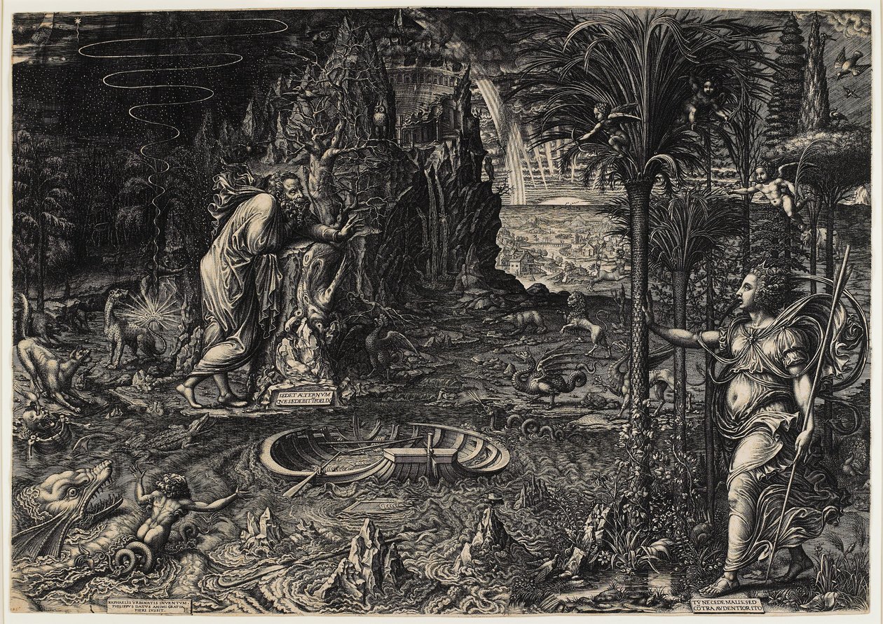 Allegory of Life (The Dream of Raphael) by Giorgio Ghisi