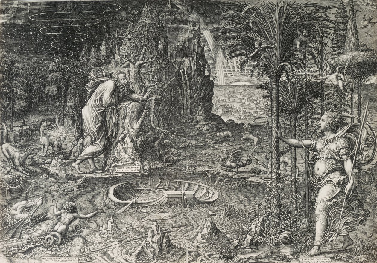 The Allegory of Life The Dream of Raphael by Giorgio Ghisi