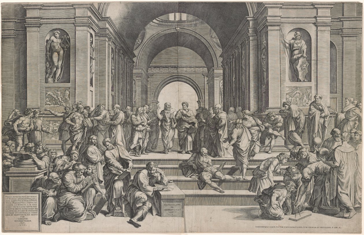 The School of Athens by Giorgio Ghisi
