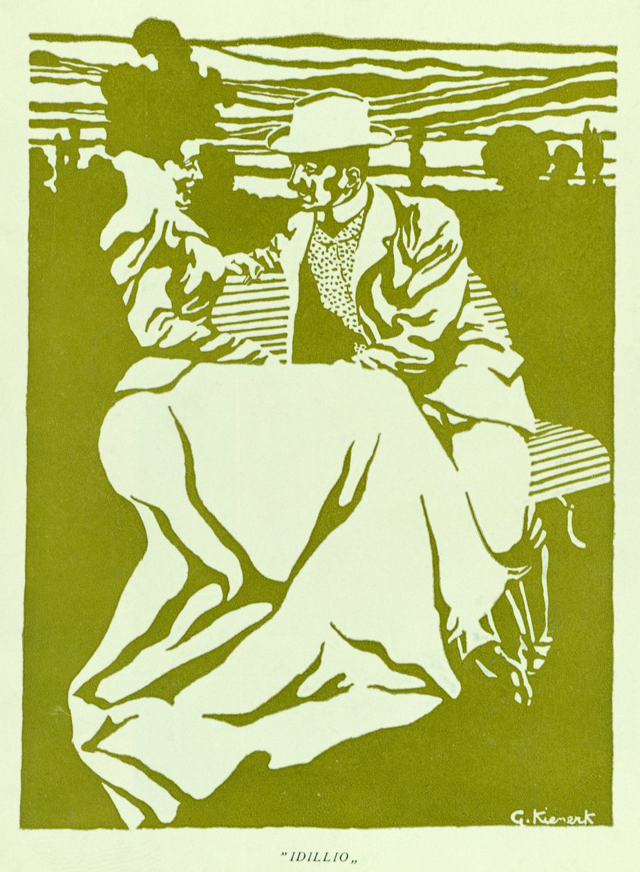 Idyll, Published in Novissima by Giorgio Kienerk