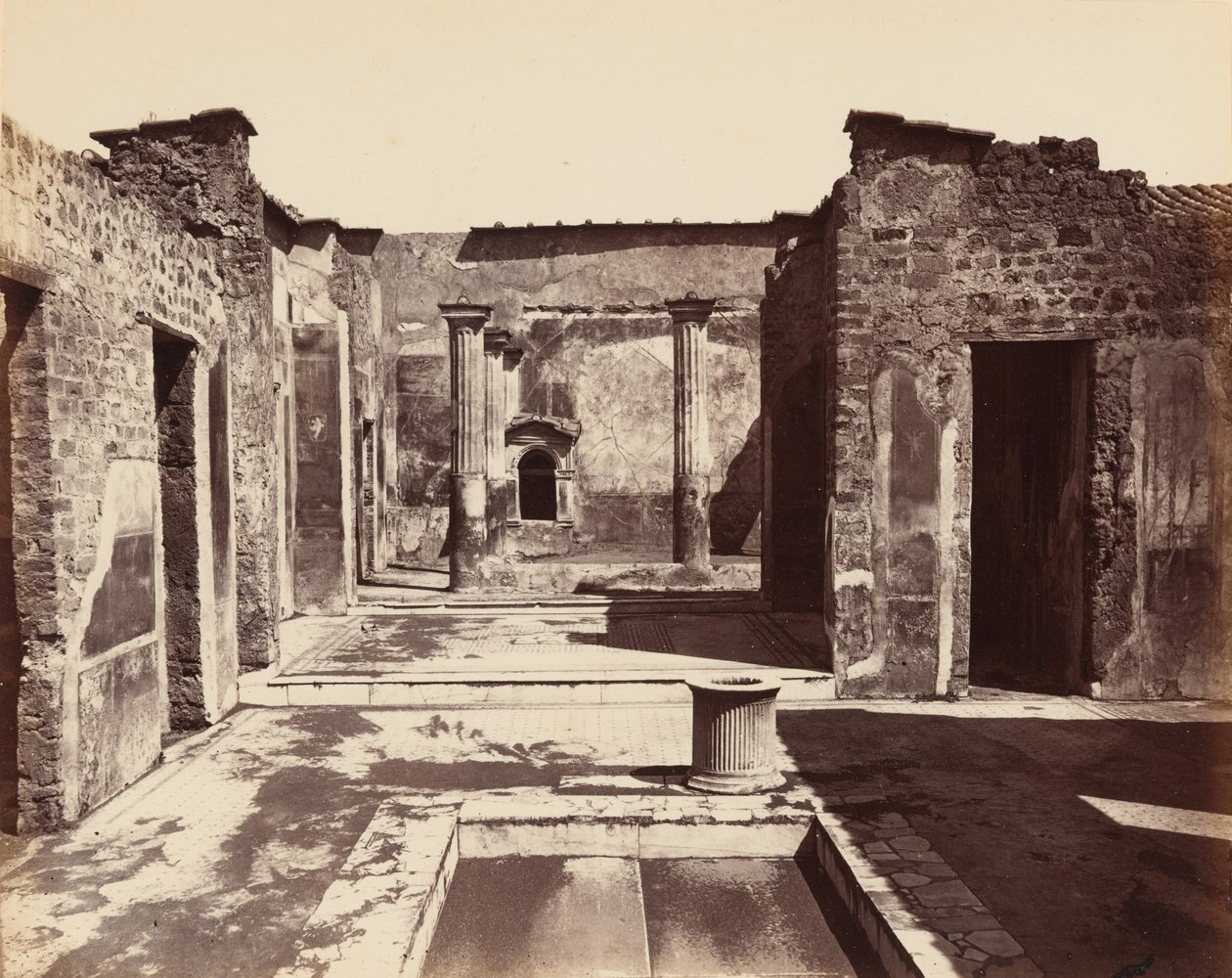 House of the Tragic Poet, Pompeii, c. 1870 by Giorgio Sommer