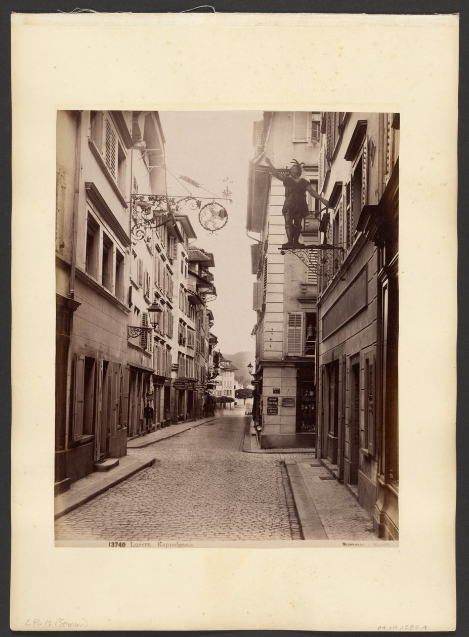 Lucerne, Kappelgasse by Giorgio Sommer