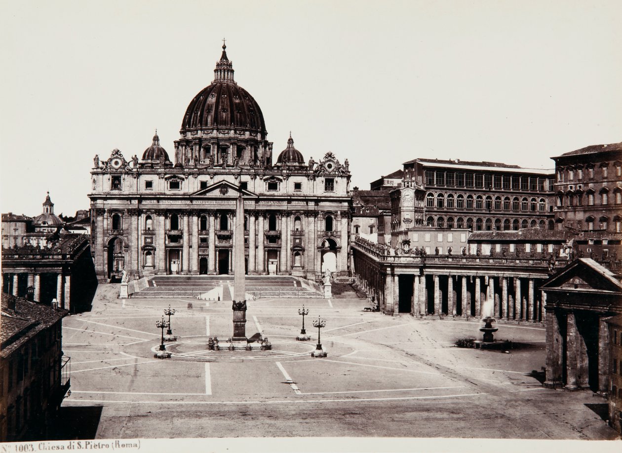 The Basilica of St. Peter, Vatican City by Giorgio Sommer
