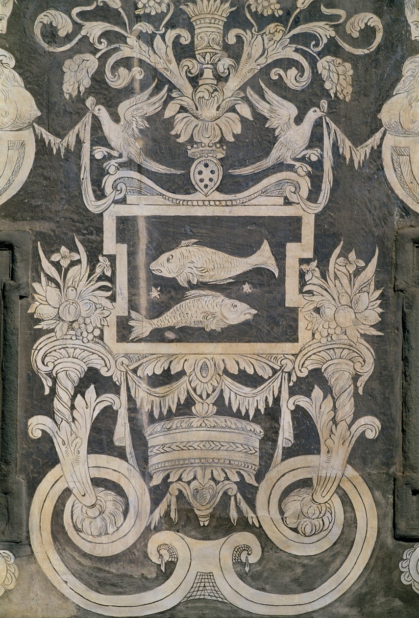 Allegorical figures and zodiacal signs by Giorgio Vasari