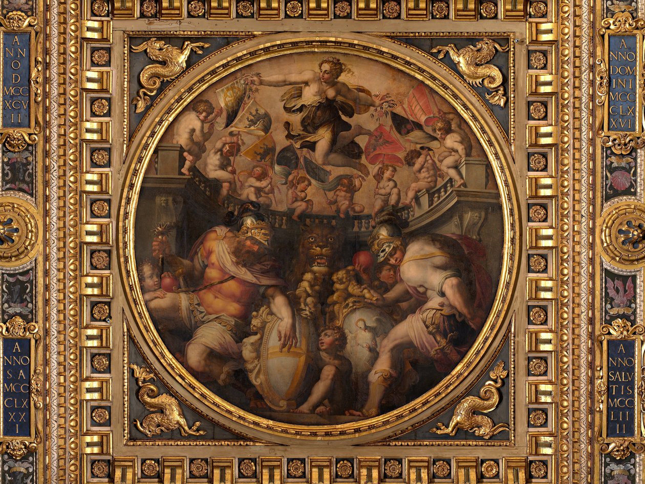 Allegories of the Quarters of Santo Spirito and Santa Croce by Giorgio Vasari