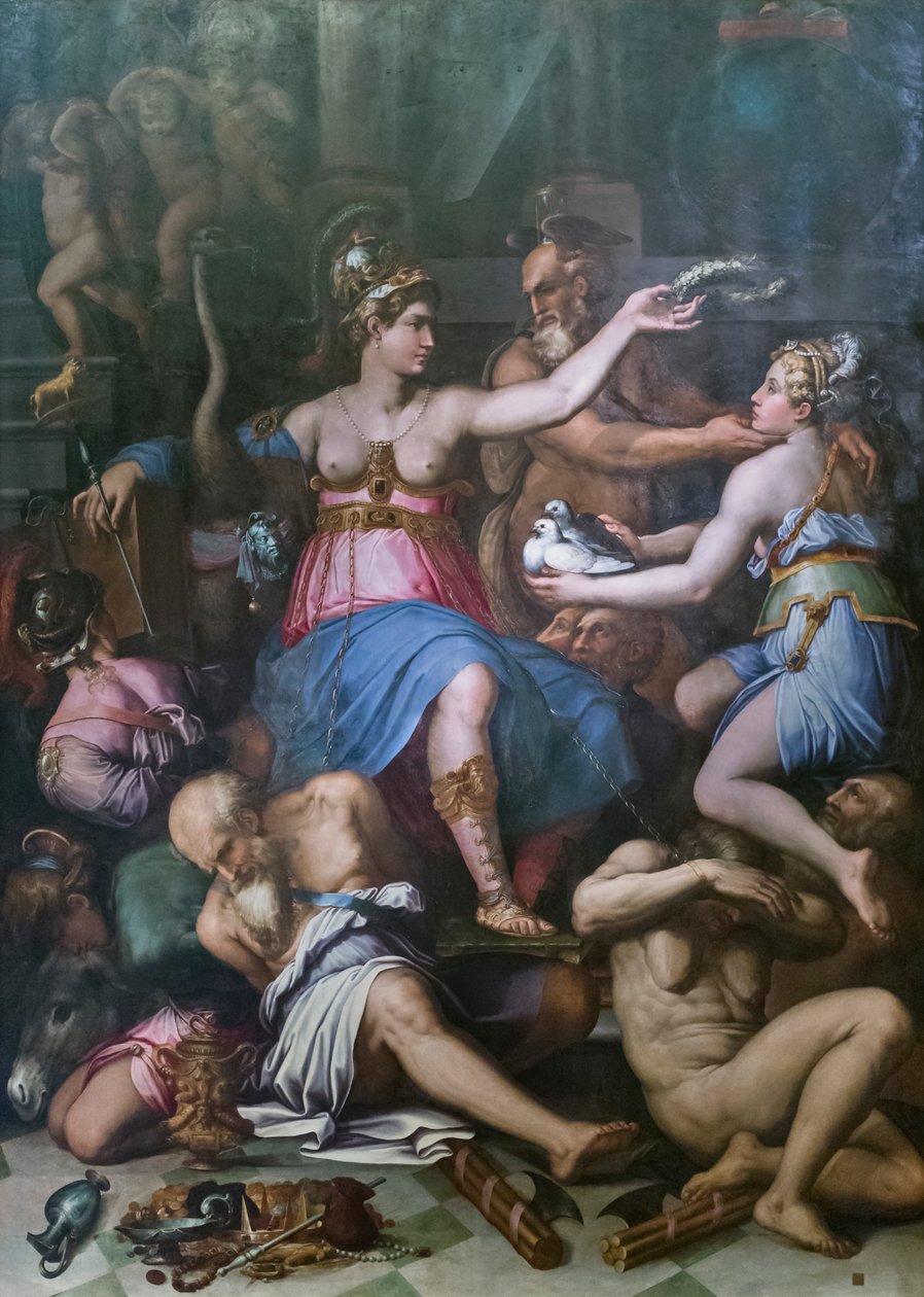Allegory of Justice, Truth, and Vices by Giorgio Vasari