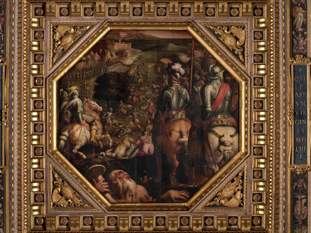 Battle of Marciano in Val di Chiana by Giorgio Vasari