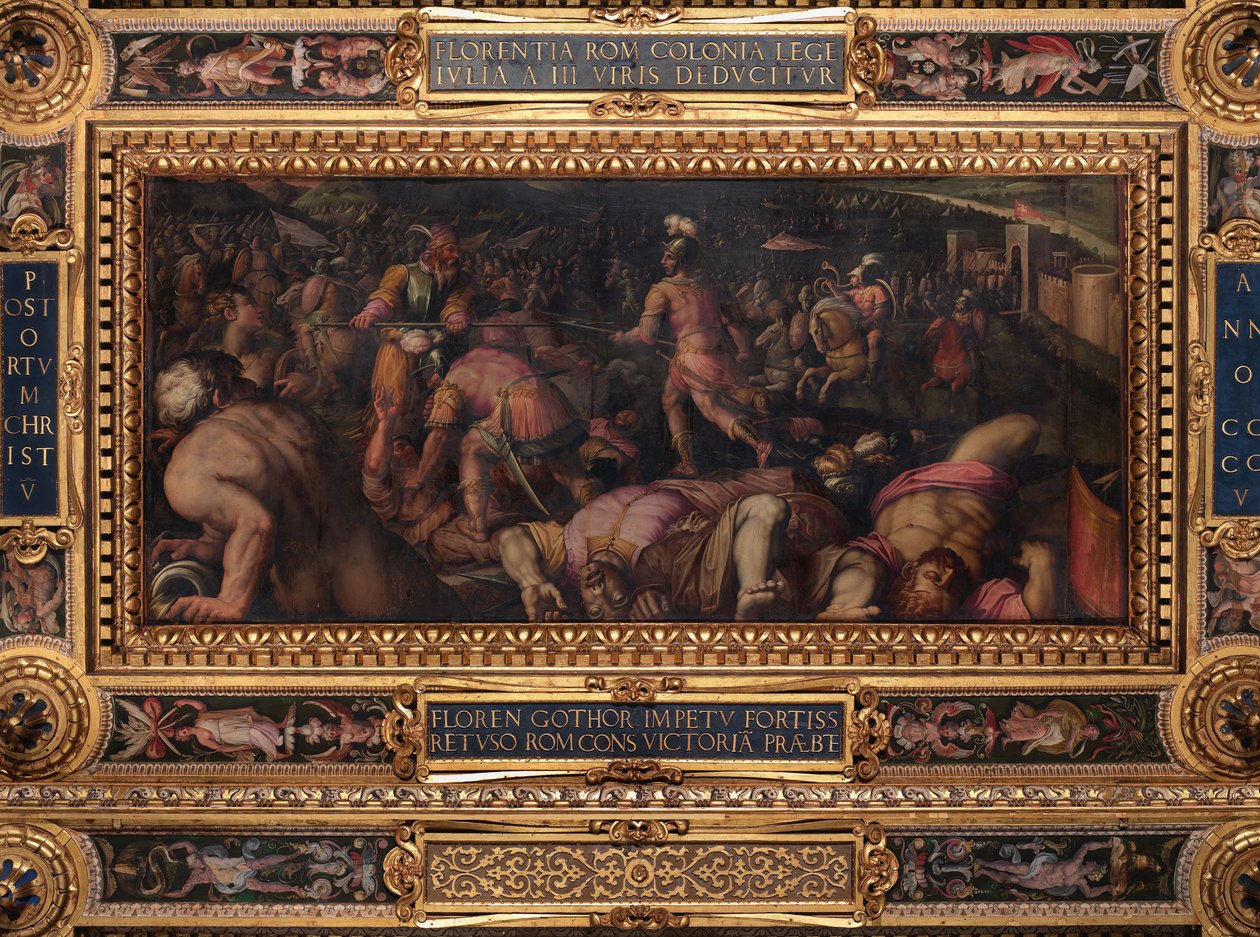 Defeat of Radagasio Below Fiesole by Giorgio Vasari