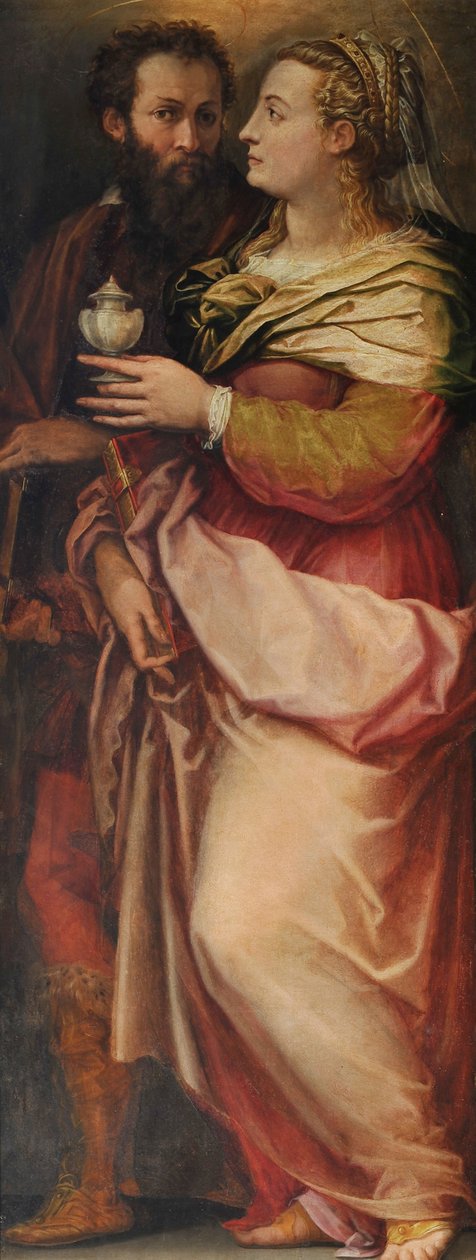 Giorgio Vasari with his wife Niccolosa Bacci by Giorgio Vasari