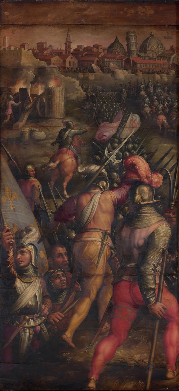 The Battle of Barbagianni Near Pisa by Giorgio Vasari