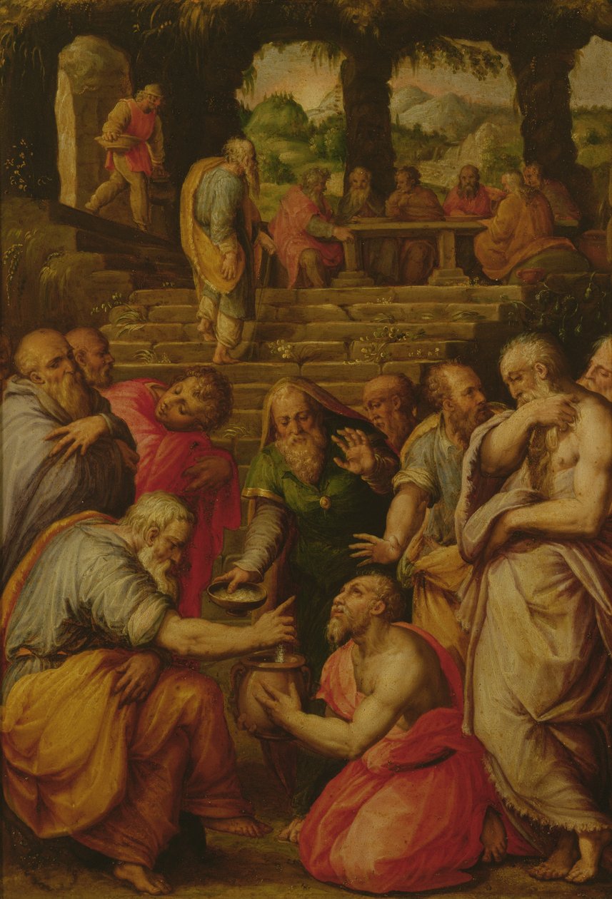 The Miracles of Prophet Elisha by Giorgio Vasari