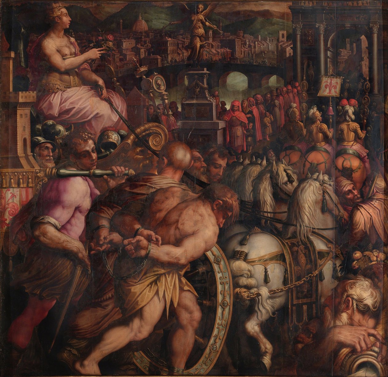 Triumph after the Victory of Pisa, 1563-1565 by Giorgio Vasari