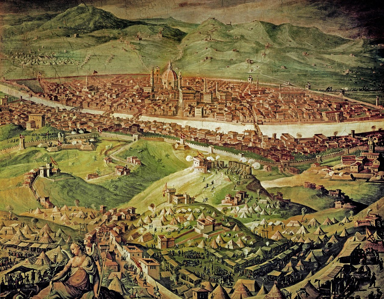 View of Florence by Giorgio Vasari