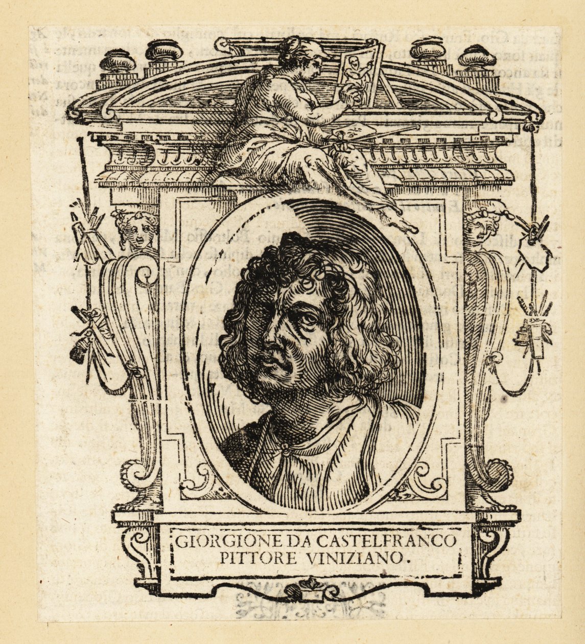 Portrait of Giorgione by after Giorgione