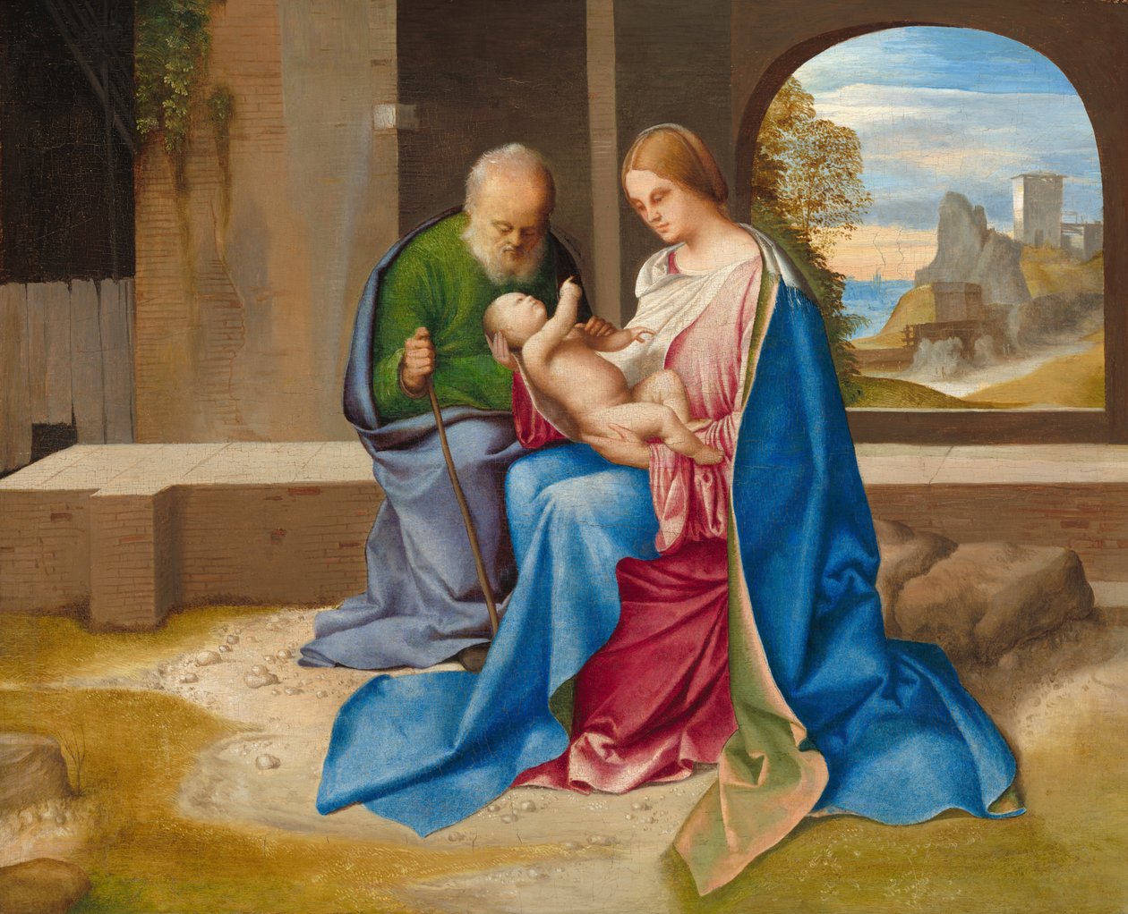 Holy Family by Giorgione
