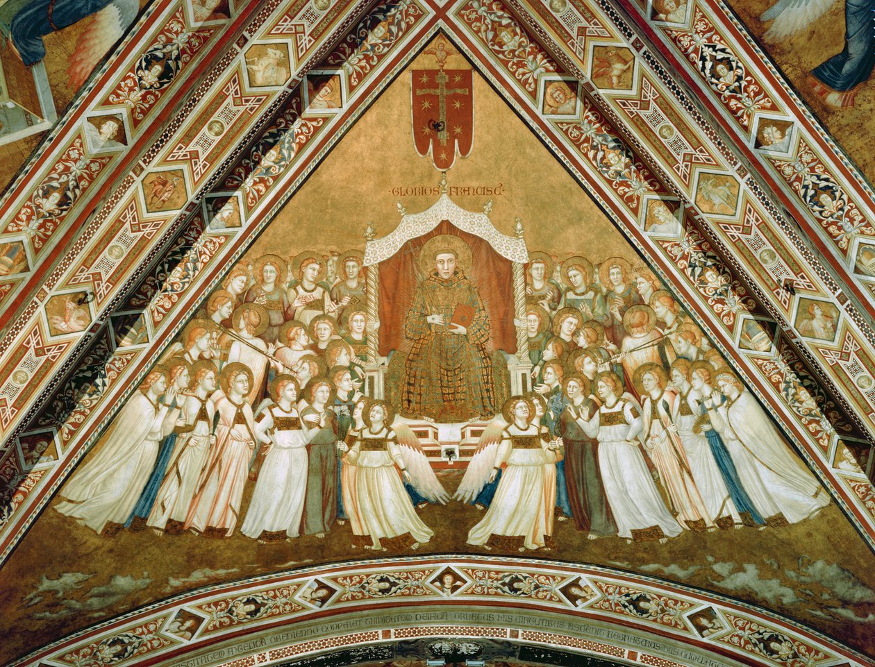Allegory of St. Francis in Glory by Giotto di Bondone