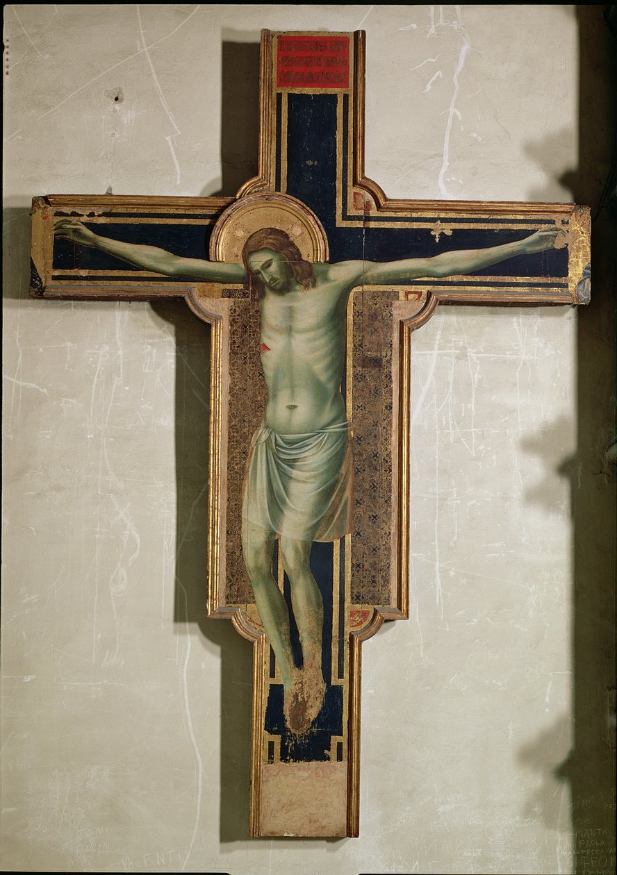 Crucifix from the Chapel of Isotta degli Atti, c.1312 by Giotto di Bondone