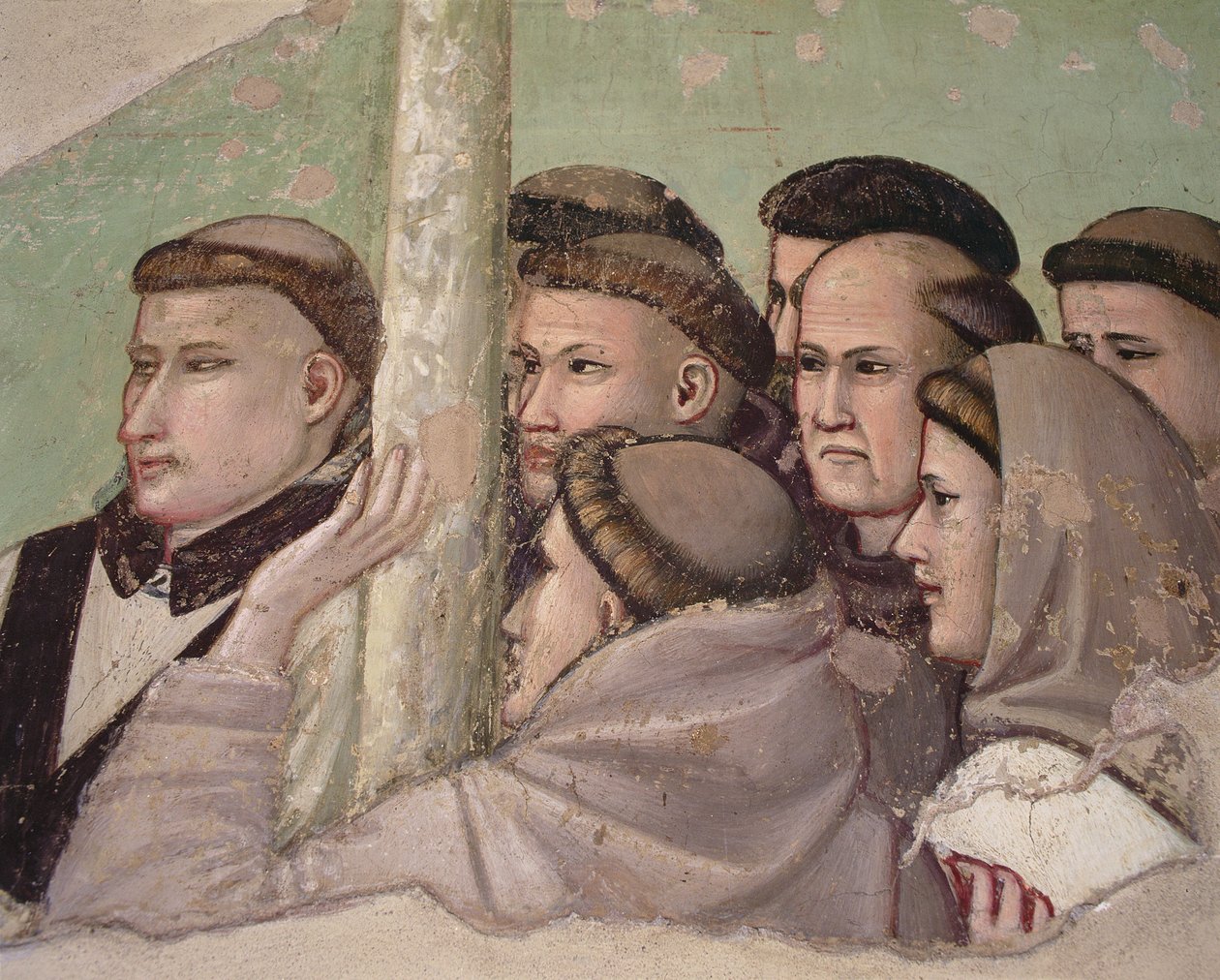 Vision of the Ascension of St. Francis, Bardi Chapel (detail) by Giotto di Bondone