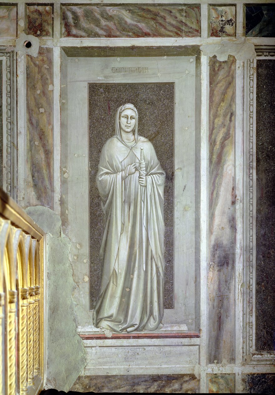 Temperance by Giotto di Bondone