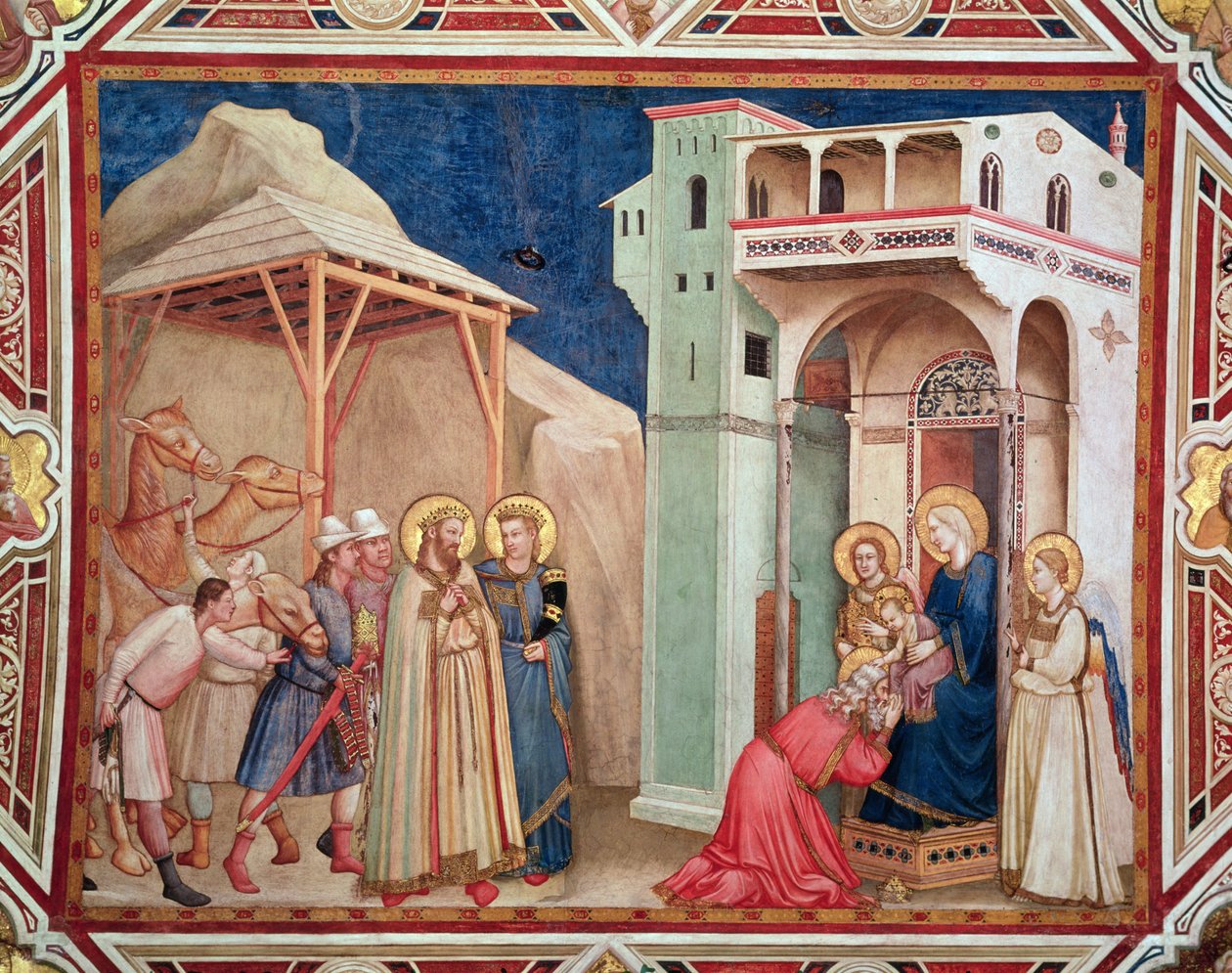The Adoration of the Magi, c.1320 by Giotto di Bondone