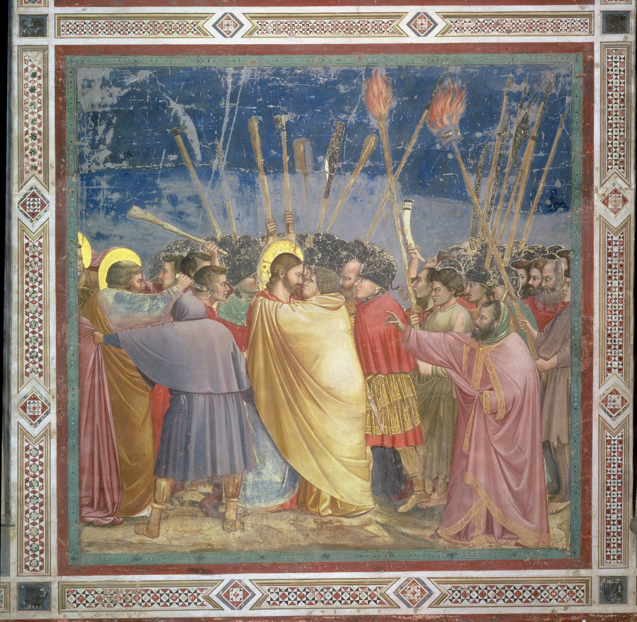 The Betrayal of Christ by Giotto di Bondone