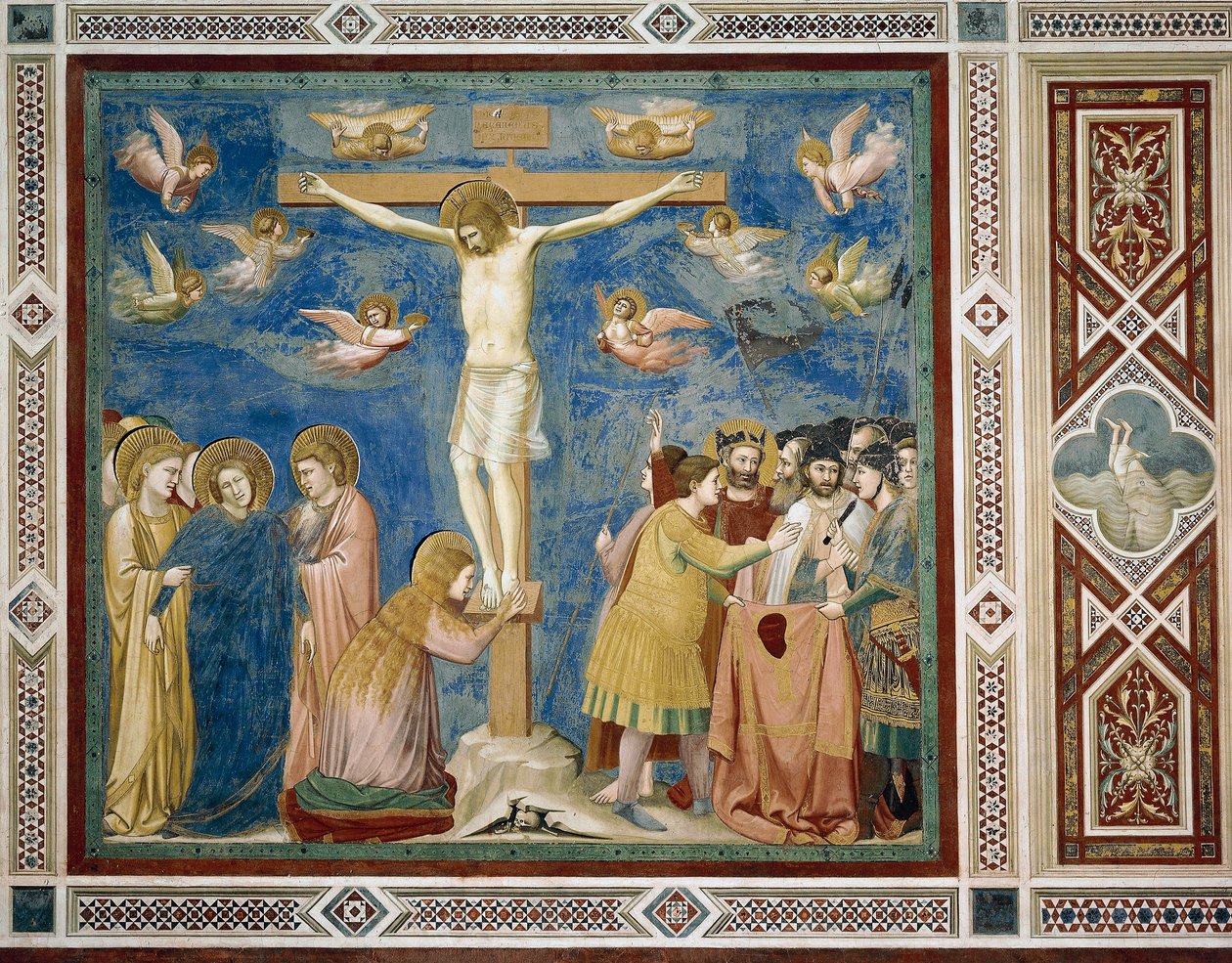 Crucifixion, (detail) by Giotto (c.1266 1337)
